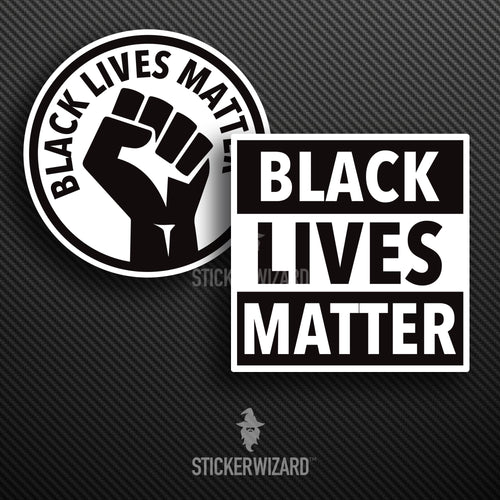 BLACK LIVES MATTER sticker set
