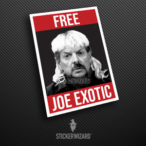 FREE JOE EXOTIC - Tiger King sticker