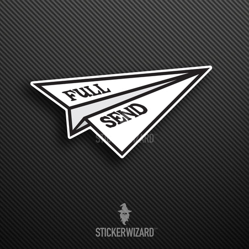 FULL SEND sticker