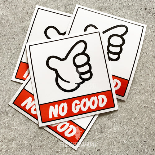 NO GOOD RACING!! Bye Bye Police sticker