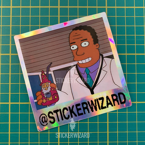 StickerWizard™ - Limited Edition holographic sticker - The Doctor